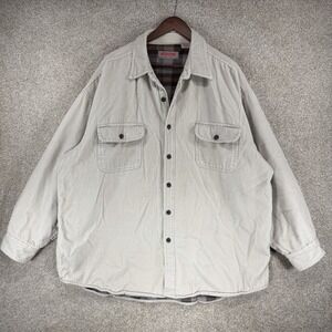 Wolverine Corduroy Jacket XXL Vtg 90s Collar Fleece Lined Work Coat Shacket